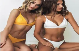 MJ59 Kobiety Swizynce Kobiety Sexy Push Up Bikini 2019 Wyściełane paski Trójkąt Trójkąt strzmiały kąpielowe Kobieta Brazylijska Biquini5327148