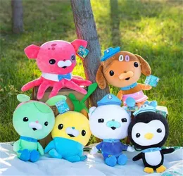 Toy The Octonauts 10 pollici giocattoli di peluche Barnacles Peso Kwazii Tweak Vegimal Animal farcito regalo di compleanno per bambini Kid Christmas Girl7143663