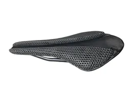 Selle Sella per bici da strada Sedile in carbonio stampato in 3D Fibra di carbonio completa con 200 g 7 * 9 mm 300 * 140 mm Lunghezza * Larghezza 01