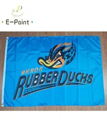 Milb Akron Rubbers Flag 3*5ft (90cm*150cm) Decoration Polyester Banner Decoration Fly Home Garden Gifts4593025