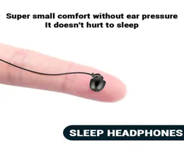 Sleeping InEar Earphone Soft Silicone Headset Lightweight Earphones with Microphone 35mm Noise cancelling Earphone for Phone PC 3031458