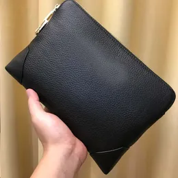 P190 Fashion Designer Clutch BagsLuxury Large Capacity Wallet Men's and Women's Leather Wallet with Password Lock and 6 Card Slots Size 27 * 2.5 * 19