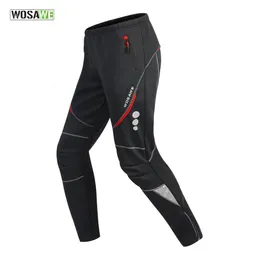 WOSAWE Winter-Radhose, warme Thermo-Fleece-Radhose, winddicht, Reiten, Fahrrad, Rennrad, Laufen, Wandern, Angeln, 240104