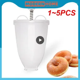 Moldes de cozimento 1-5pcs Donut Molds Weight Maker Plástico Manual Waffle Dispenser Fast Round Cookie DIY