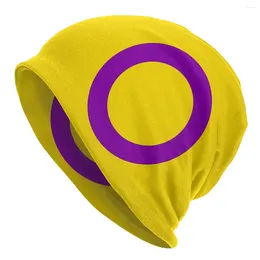 Berets Bonnet Chapéus Hip Hop Adulto Homens Malha Chapéu Intersex Bandeira Casquette Engraçado Unissex R333 Skullies Beanies Caps