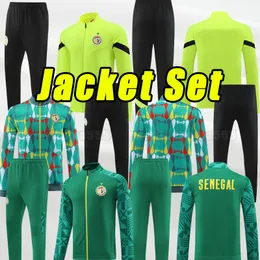 Mundial 2024 2023 Senegal Camisa de futebol Futebol MANE KOULIBALY GUEYE KOUYATE SARR homme Maillot de Foot Futebol Uniformes Copa Calças de treino de manga comprida