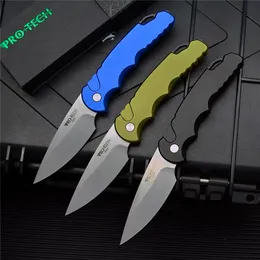 NEW PROTECH T501TR5 Automatic Folding Knife 3.26" D2 Blade T6 aviation aluminum alloy handle Camping Outdoor Hiking Self-defense Tactical Combat EDC Pocket Knives