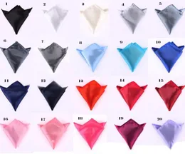 Moda masculina formal ternos lenço de bolso lenços quadrados de cor sólida cor sólida 200 peças multitipos opcionais DH9832265