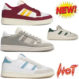 Sapatos esportivos casuais respirável malha de caminhada plana centenário 85 calçado baixo branco azul colegial borgonha ouro faculdade verde creme moda homens mulheres tênis