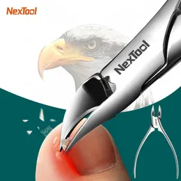 제어 Nextool Tooenail Clippers Professional Pedicure Nail Antisplash Ingrown Cutters 숨겨진 봄에 내장 된 매니큐어 도구