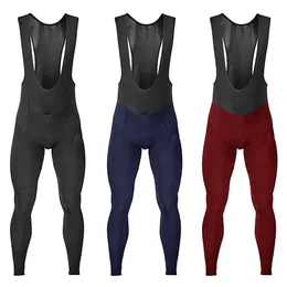 Mens Bib Cycling Outdoor Bicycle Under wear Bib Pants Top Quality Mountain Gel Pad Bike Shorts Tights Leggings 240104