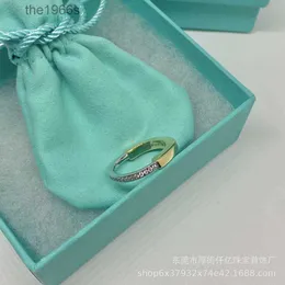 خواتم المجوهرات T S925 Sterling Silver Lock Beadband Fashion Simple Personedile Ring VRHC VRHC