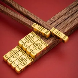 Bacchette cinesi da 10 pezzi possono essere riutilizzate Bacchette per sushi giapponesi famiglia set di bacchette di legno sane di fascia alta per ali di pollo 240105