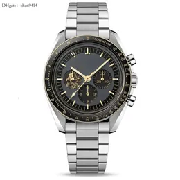 Marke Swiss für Top-Uhren für Herren, Apollo-Jubiläums-Deisgner-Uhr, Quarzwerk, alle Zifferblätter, Moonshine Speed, Montre De Luxe