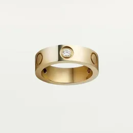 High Quality Designer Love Ring Men's Women's Ring Classic Luxury Titanium Steel Alloy Material Never Fade Non Allergic Fashi Lpvx