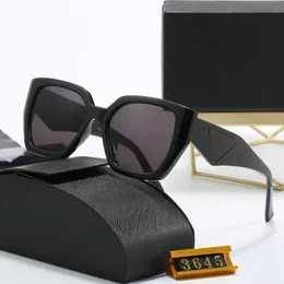 Designer solglasögon för kvinnor Prad Glasses Men Geometric Aesthetics Euro American Trend Unisex UV400 Skydd Solglasögon utomhusglasögon Square glasögon