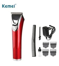 Recortadora 100240V kemei, recién llegado, peluquero eléctrico recargable, cortadora de pelo profesional, cortadora de pelo para hombres también