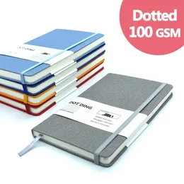 A5 Bullet Noktalı Dergi Planlayıcısı Cardcover Notebook 100 GSM 160 Sayfa Günlük Ofis Okulu Not Defer Malzemeleri Kırtasiye 240105