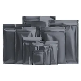 7 x 10 cm, 200 Stück, wiederverschließbare schwarze Mylar-Verpackungsbeutel, Lebensmittelproben, Power-Verpackungsbeutel, Geschenk- und Bastelpaket, Aufbewahrung, Upfde