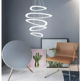 2019 nuovo stile Lampada a montaggio superficiale con anello acrilico leggero montato a LED per illuminazione domestica Soggiorno2131