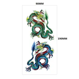 Makeup pattern tattoo Animal sticker with mountain tiger, leopard, snake, scorpion, eagle, waterproof water transfer printing