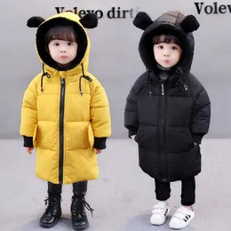 1 2 3 4 5 6 7 anni Baby Kids Parka Piumino invernale caldo per ragazze Cappotto lungo con cappuccio Capispalla per bambini Vestiti per bambina 240104