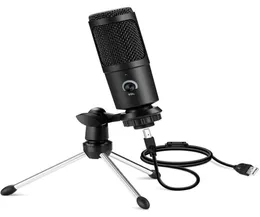 MICROPHONE MICROPHONE MECROPHONES MICROPHONES للكمبيوتر الكمبيوتر الكمبيوتر المحمول تسجيل الاستوديو الغناء الألعاب دفق mikrofon8341819