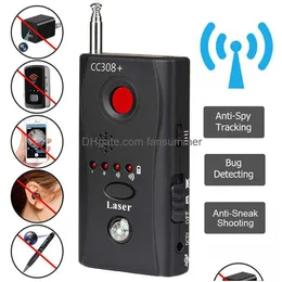 Detector de câmera Sinal sem fio Mti Função Cc308 Radio Wave Scanner Fl Range Wifi Rf Gsm Device Finder Anti Tracking Tool 230221 Dr Dhkyn