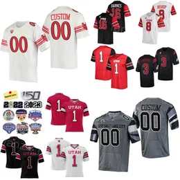 Stitch Football College Utah Utes 16 Bryson Barnes Jersey Mens ProSphere 1 Jaylon Glover 28 Sione Vaki 10 Money Parks 3 Ja'Quinden Jackson 8 Cole Bishop University