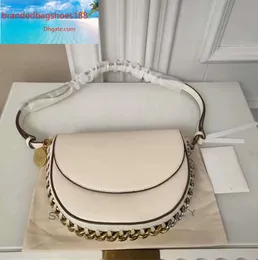 Stella Mccartney Frayme Small Shoulder Bag Medium Flap Handbag Crossbody Oversized Mixed Galvanic Chain Strap Diamond Cut Luxury Fashion leisureH