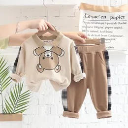 Jungen-Herbstkleidung und Kinder-Herbstanzüge, nasse Jungenkleidung und Babykleidung, Frühlings- und Herbst-Baumwollbaby-Kinderkoreaner mit langen Ärmeln