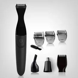Trimmare Clippers Trimmers 4in1 Nose Hair Trimmer Beard Trimer Men Eyebrow Face Stubbe Nos Trimmer Ear Cleaner Machine Hårborttagning AA BA