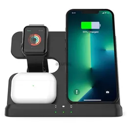 ワイヤレス充電器3 in 1ワイヤレス充電器13 12 11 Pro Max Fast Wireless Charging Station Dock for Watch 7 6 SE Pro YQ240105