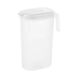 Frascos de quadril 1800ml com tampa, jarro de água para cozinha doméstica, dispensador de verão, máquina de lavar louça, seguro, prático, geladeira, porta, festa, grande capacidade