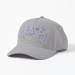 Ball Caps Blue Forget Me Not Blooms Cap Designed And Sold By A Top Seller JRoseDesign