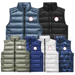 Designer Clothes Top Quality Canada Crofton Mens Gilet White Duck Down Jacket Casual Winter Body Warmer Womens Vest Ladys Vests Highend Gilets Outwear Coat XS-XXL