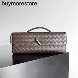 Designer Damen Clutchs Tasche BottegaaVeneta Abendessen gewebtes echtes Leder 23 AutumnWinter Echtes Leder gewebte Tasche Tasche Handtasche Old Money Style Einfach und vielseitig