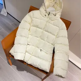 세련되고 고품질 겨울 여자 따뜻한 다운 재킷 짧은 슬림 핏 수입 거위 캐주얼 240105