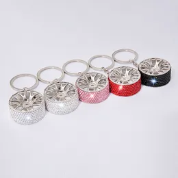 Fashion Designer Keychain Keychain Metal Wheel Hub Diamond Design Handcrafted metal keychain men's and women's bag pendants of the highest quality