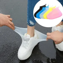 Raincoats Waterproof Shoe Cover Silicone Anti-halk Rain Boots Cover Unisex Sneakers Protector för utomhus Day Protectors Shoes