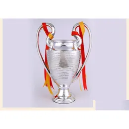 Konst och hantverk Champions Trophy Soccer League Little Fans för samlingar Metal Sier Color Words med Madrid9151442 Drop Delivery H Dhwuq