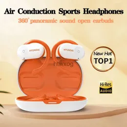 Mobiltelefonörlurar Sport 5.3 Trådlös Bluetooth -headset Fashion Earhook Hörlurar med MIC Earphones Buller Reduction Ows HiFi Earbuds Smart Touch YQ240105