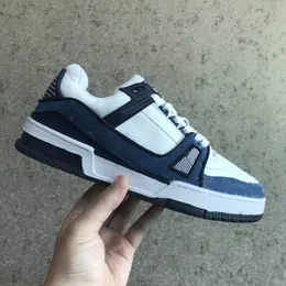 Tasarımcı Düz ​​Sneaker Trainer Erkek Kadınlar Sıradan Ayakkabı Tuval Deri Koşu Ayakkabıları Trainers Spor Kabarcıları Platform Ayakkabı Szie 36-44