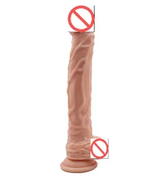 Köttfärg realistisk dildo flexibel penis med stark sugkopp dildos kuk vuxna sexprodukter sex leksaker för kvinnor sex dockor3558622