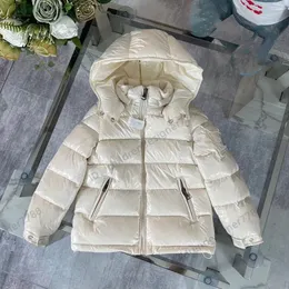 Baby Mäntel Kleidung Coat Designer Clothers Luxusdesigner Baby Kleidung mit Buchstaben Kapuze dicke warme Outwear Girl Boy Stricklogo Stickerei