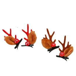 Headwear & Hair Accessories Christmas Headdress Party Antler Hairpin Cute Childrens Headband Drop Delivery Fashion Accessories Hats, S Dhhc8