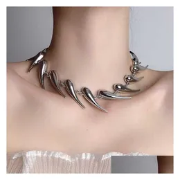 Other Designer Boys Coarse Metal Pepper Necklace Trendy Girls Advanced Neckchain Collar Chain 231015 Drop Delivery Jewelry Necklaces Dhdfo