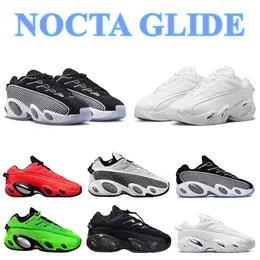 2024 Nocta Glideデザイナーメンズランニングシューズブラックホワイトブライトクリムゾングリーンストライクトリプル黒い白い男性トレーナーカジュアルスポーツスニーカージョギング40-45