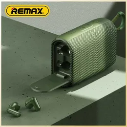 Наушники для сотового телефона Remax Беспроводной динамик Мини-портативный аудио Портативный уличный наушник-гарнитура Bluetooth 5.3 Динамик может поддерживать TF-карту FM-радио YQ240105