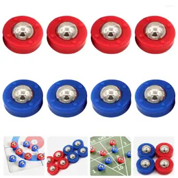 Ball Caps 8 Pcs Tabletop Shuffleboard Game Accessories Sliding Balls Equipment Mini Toys Rolling Soccer Footballs Free Beads